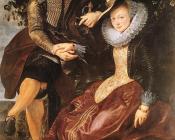 彼得 保罗 鲁本斯 : The Artist and His First Wife, Isabella Brant, in the Honeysuckle Bower